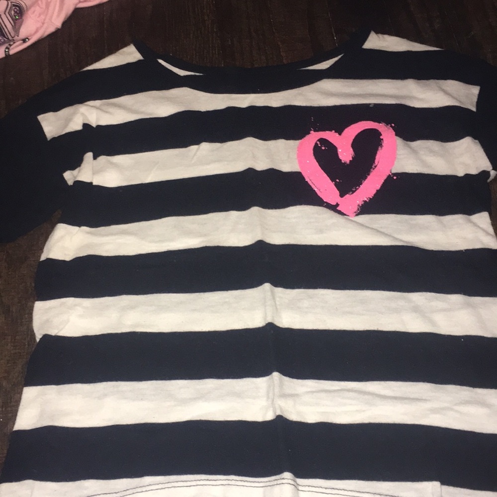 Black and white justice shirt